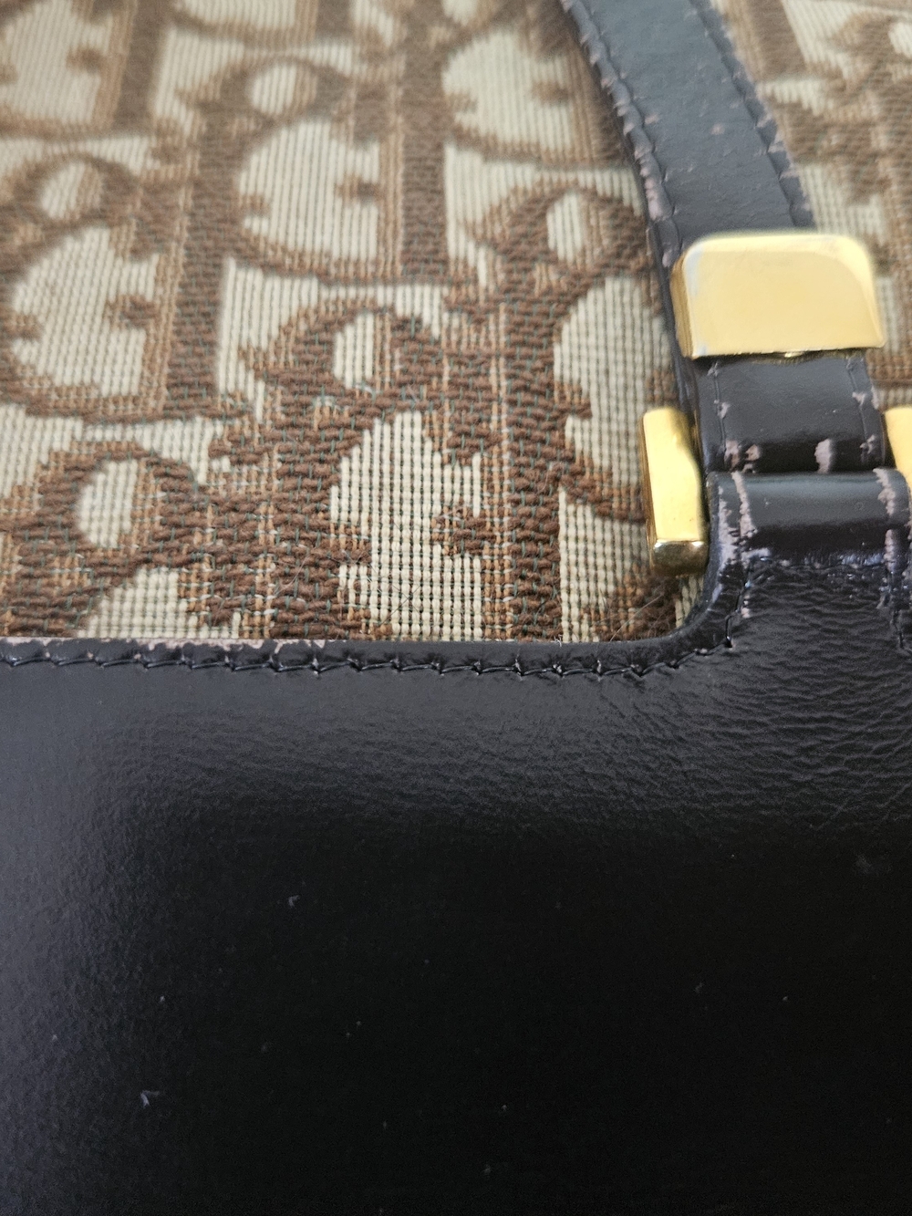 DIOR- Vintage Trotter Shoulder Bag - Picture 10 of 14